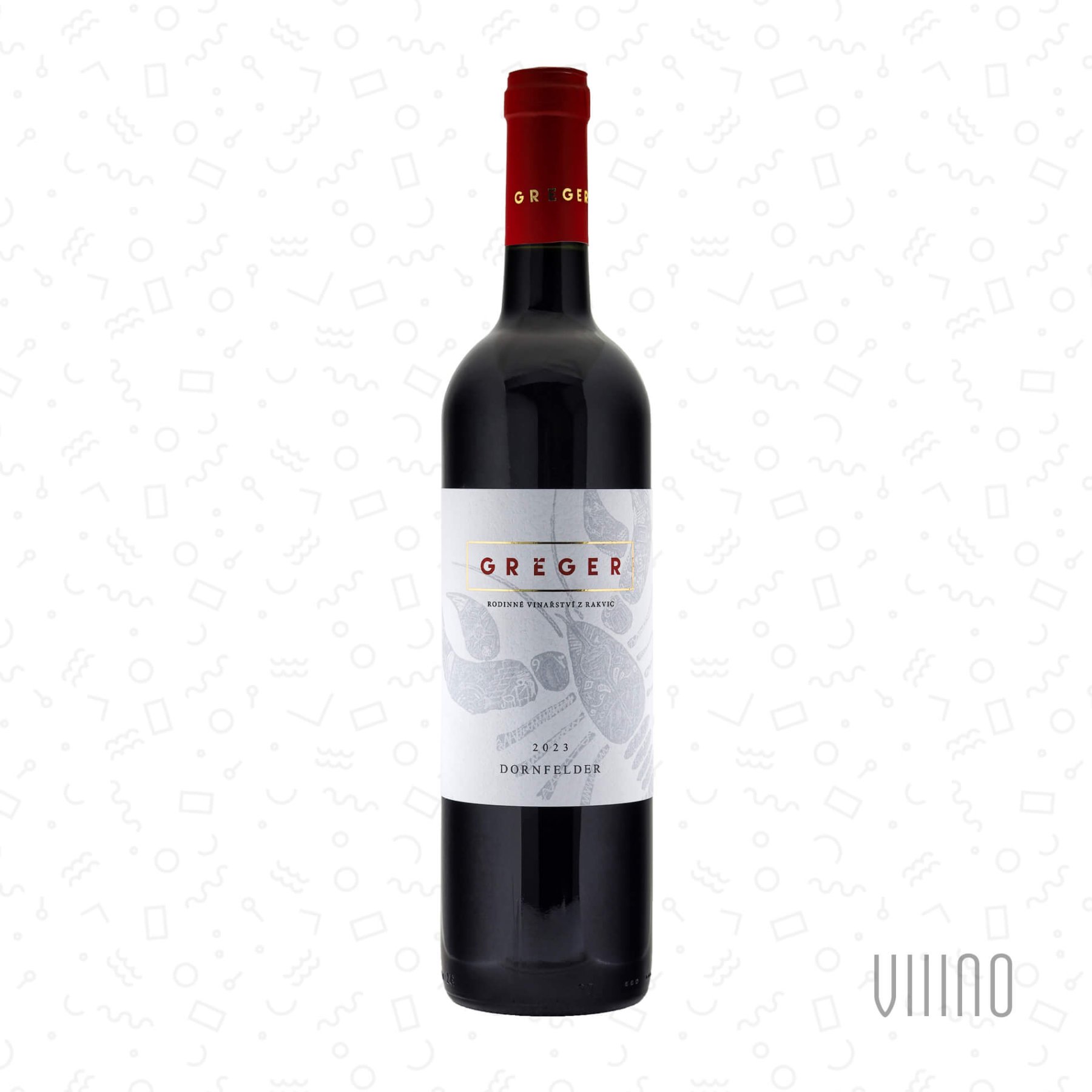 Dornfelder 2023 moravské zemské víno GRÉGER "Kozí horky" suché š. 33DR/23