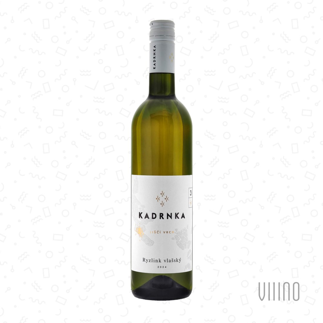 Ryzlink vlašský LIŠČÍ VRCH 2024 K3 pozdní sběr VINAŘSTVÍ KADRNKA suché š. 15/24