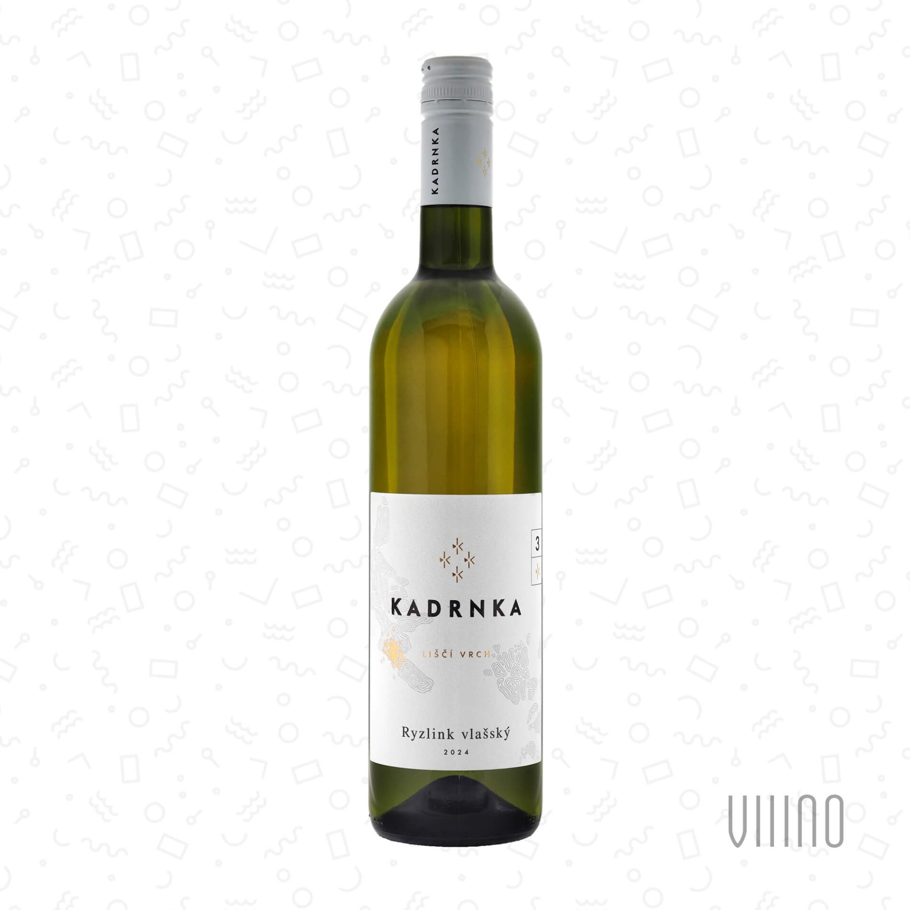 Ryzlink vlašský LIŠČÍ VRCH 2024 K3 pozdní sběr VINAŘSTVÍ KADRNKA suché š. 15/24