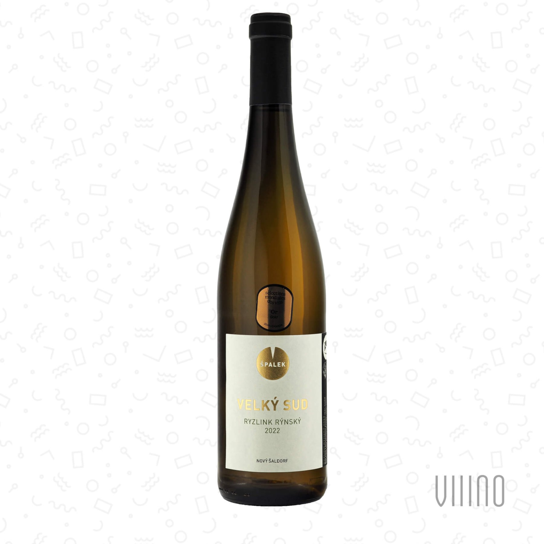 Ryzlink rýnský KRAVÍ HORA 2022 VELKÝ SUD pozdní sběr ŠPALEK suché š. 1722