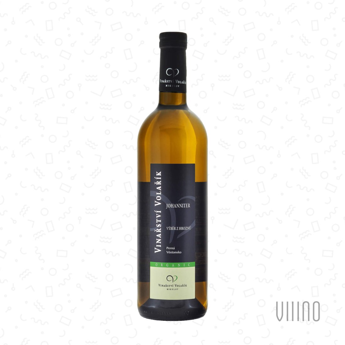Johanniter 2024 "Organic" výběr z hroznů VOLAŘÍK "Věstonsko" polosuché š. 2418