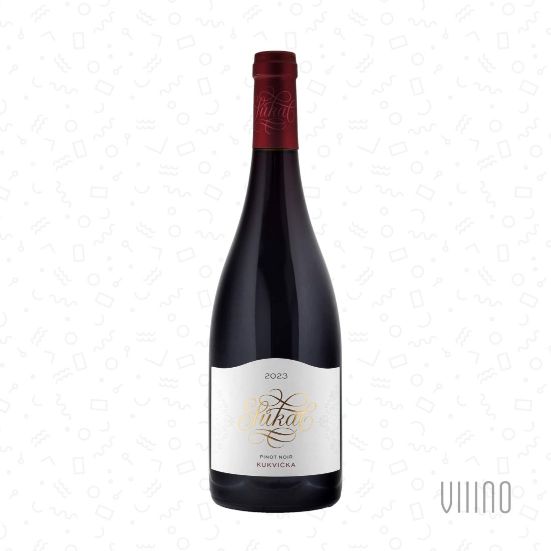 Pinot Noir KUKVIČKA 2023 výběr z hroznů SŮKAL suché š. 15