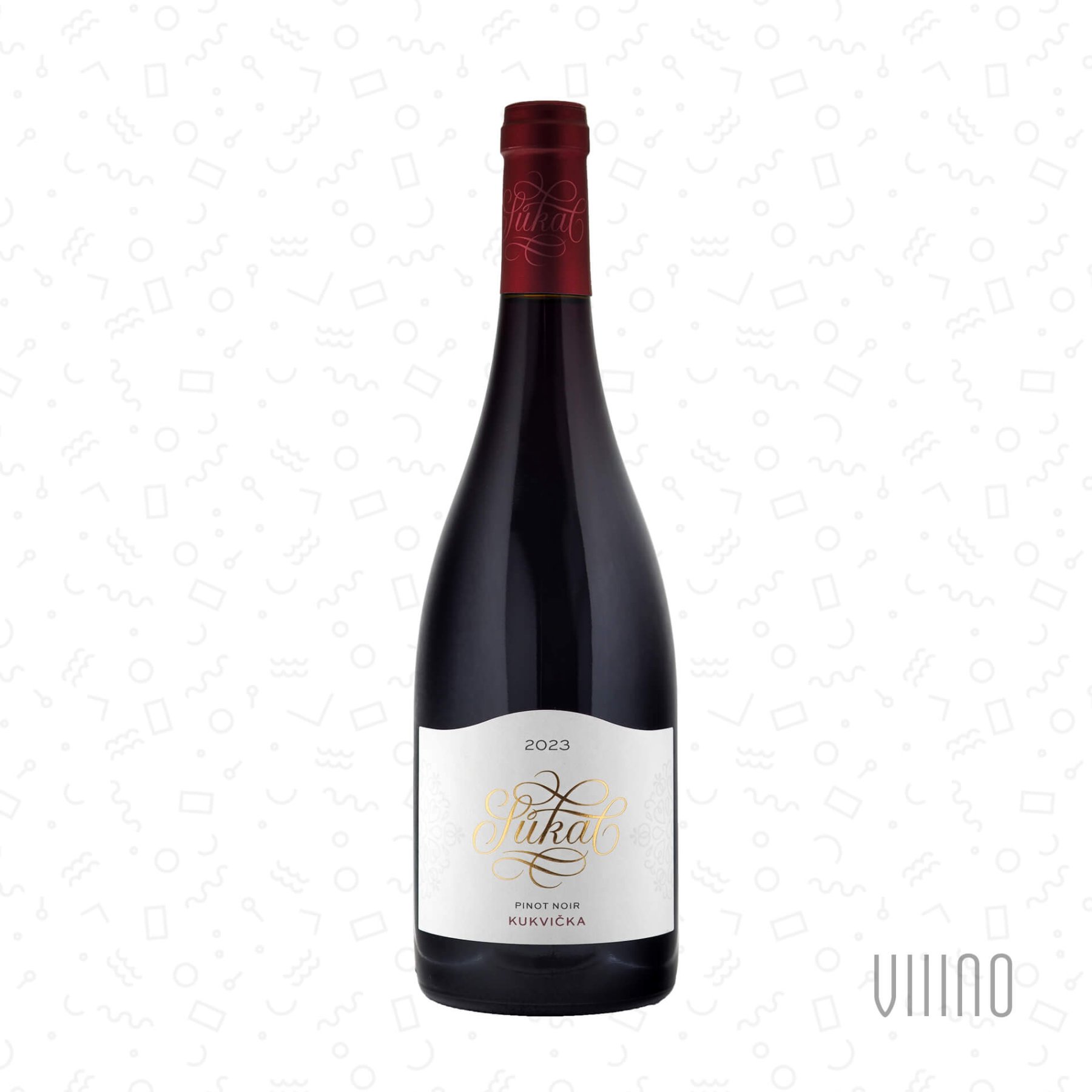 Pinot Noir KUKVIČKA 2023 výběr z hroznů SŮKAL suché š. 15