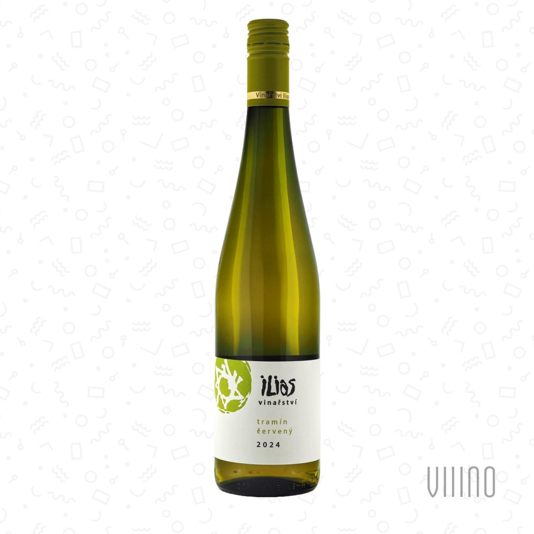 Tramín červený SLUNNÝ VRCH 2024 moravské zemské víno VINAŘSTVÍ ILIAS suché š. 1024