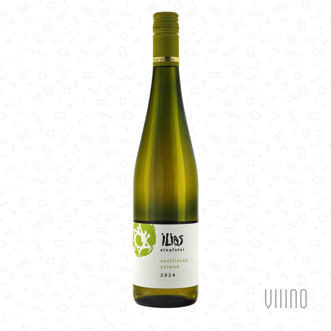 Veltlínské zelené STARÁ HORA 2024 moravské zemské víno VINAŘSTVÍ ILIAS suché š. 0624