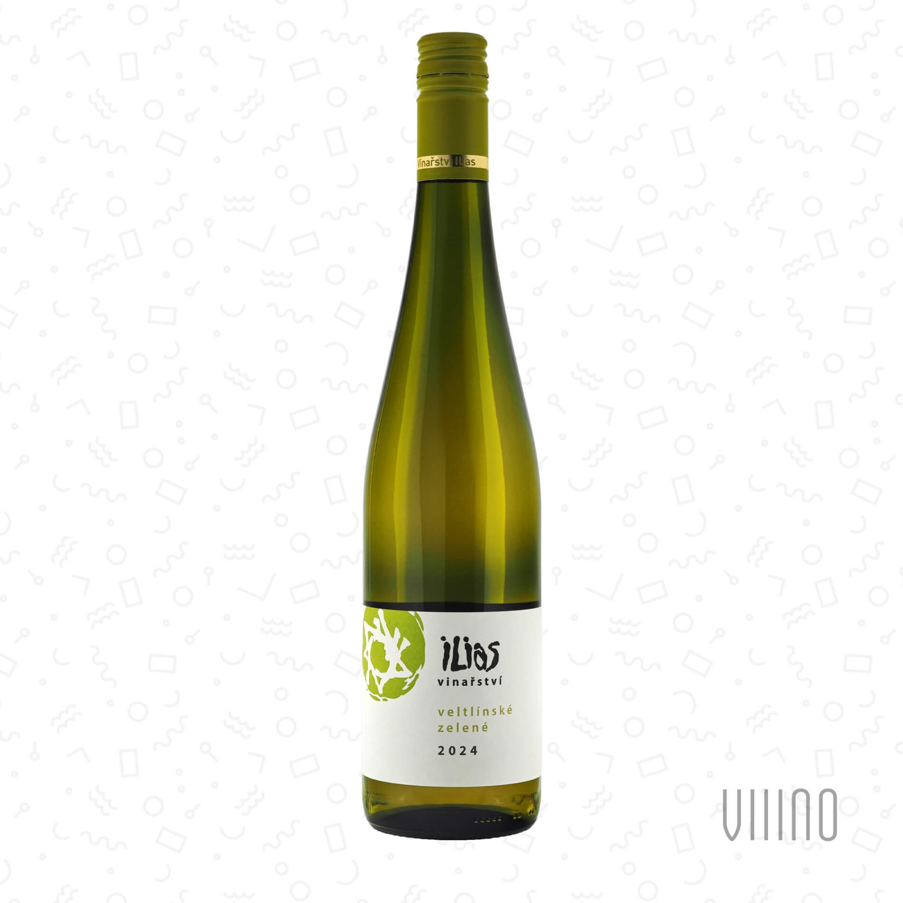 Veltlínské zelené STARÁ HORA 2024 moravské zemské víno VINAŘSTVÍ ILIAS suché š. 0624