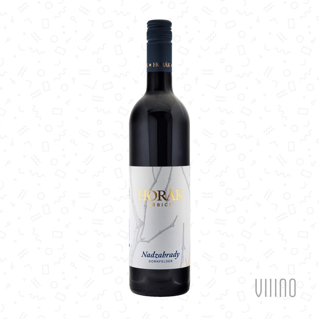 Dornfelder 2023 "Modrá řada" pozdní sběr HORÁK "Nadzahrady" suché š. 13/23