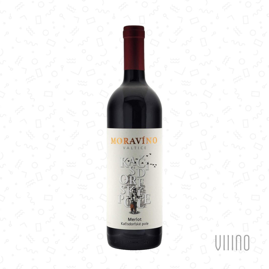 Merlot 2023 pozdní sběr MORAVÍNO "Kačisdorfské pole" suché š. 1031
