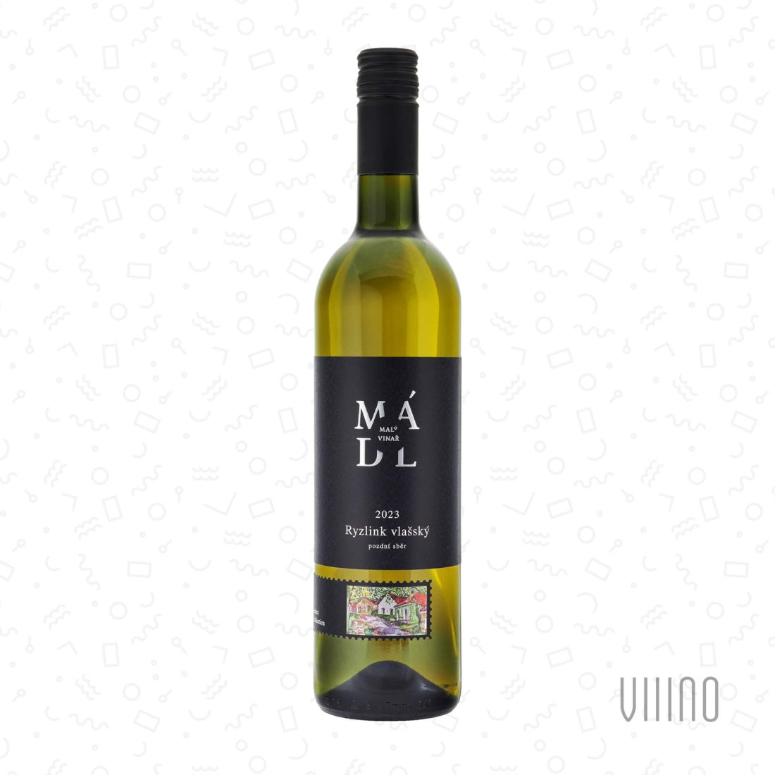 Ryzlink vlašský U BOŽÍCH MUK 2023 pozdní sběr MÁDL suché š. 2325