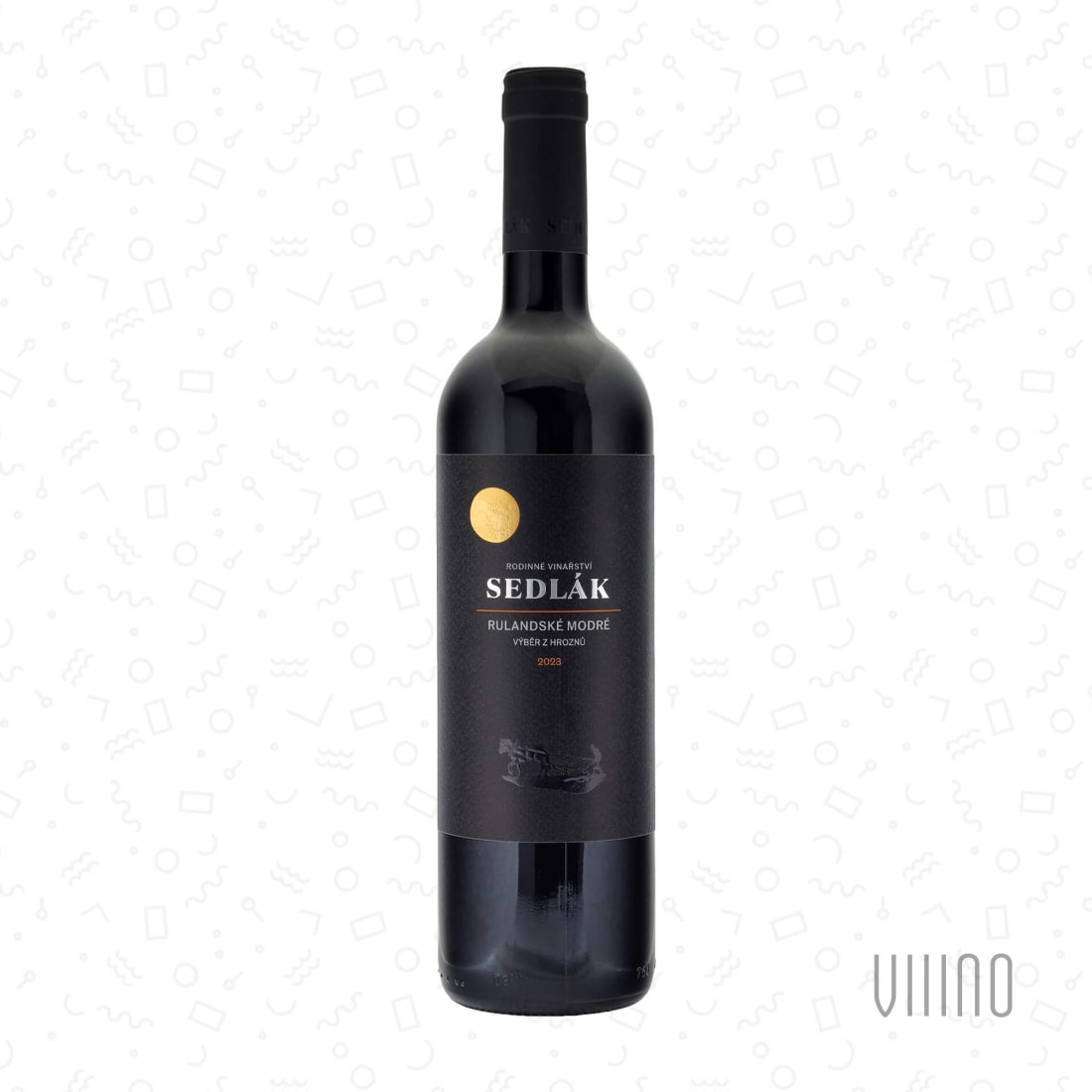 Rulandské modré 2023 výběr z hroznů SEDLÁK "Přední hora" suché š. 124/23