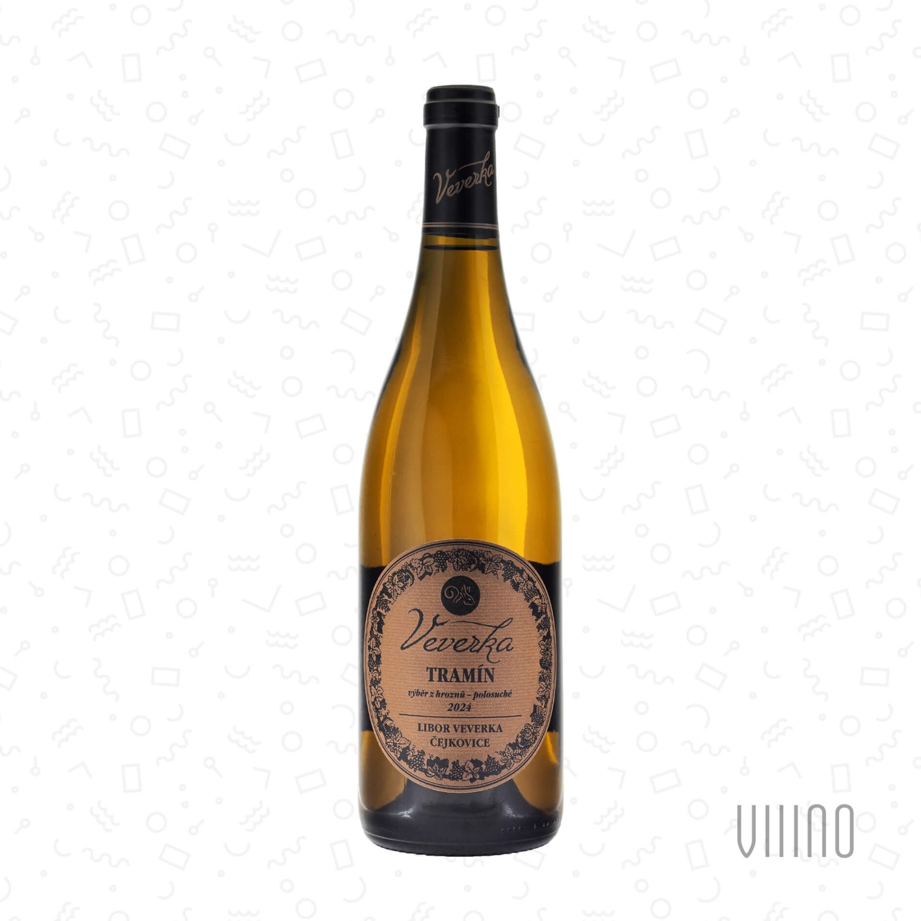 Tramín HELEZNÝ DÍL 2024 výběr z hroznů LIBOR VEVERKA polosuché š. 13/2024