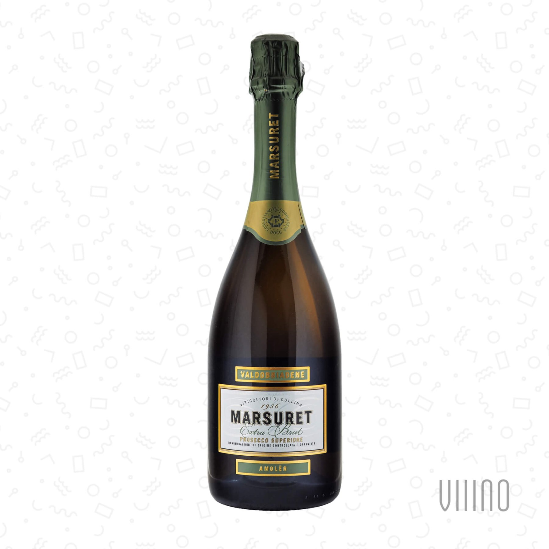 AMOLĖR Prosecco Valdobbiadene DOCG Extra Brut MARSURET