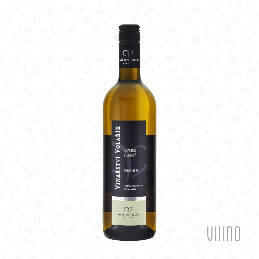 Ryzlink vlašský 2024 pozdní sběr VOLAŘÍK "Zimní vrch" suché š. 2404