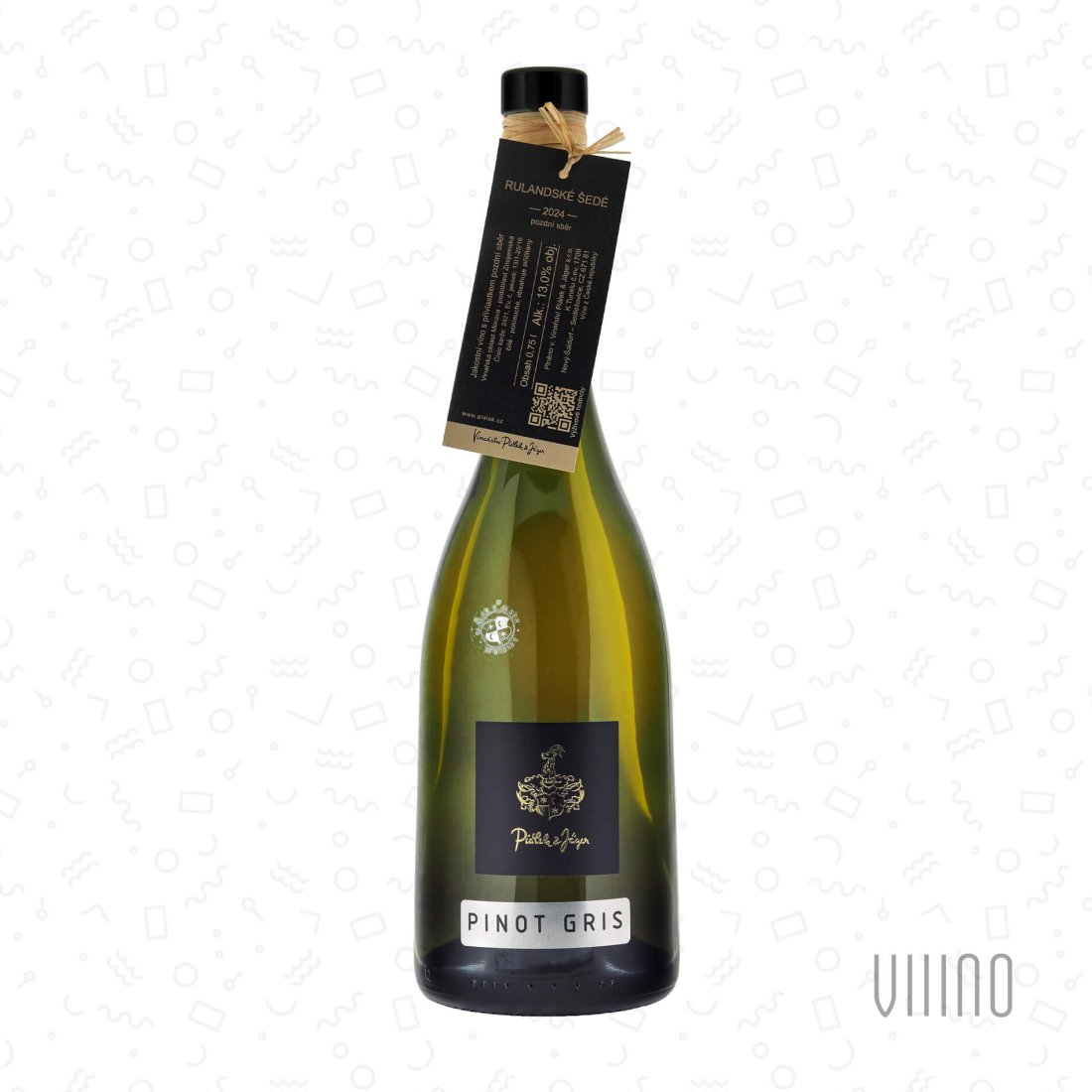 Pinot Gris 2024 pozdní sběr PIÁLEK & JÄGER "Lampelberg" polosuché š. 2421