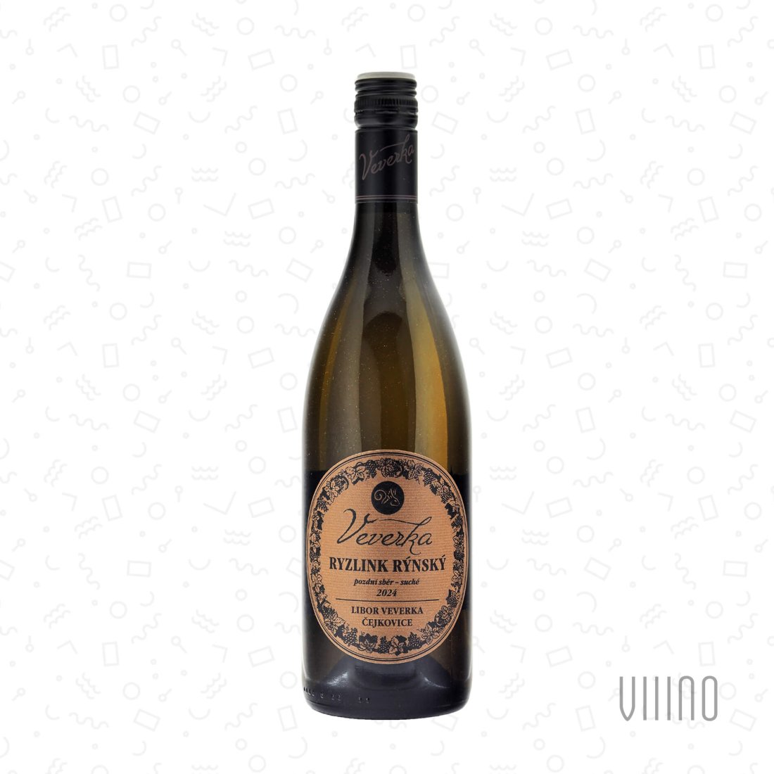 Ryzlink rýnský HELEZNÝ DÍL 2024 pozdní sběr LIBOR VEVERKA suché š. 08/2024