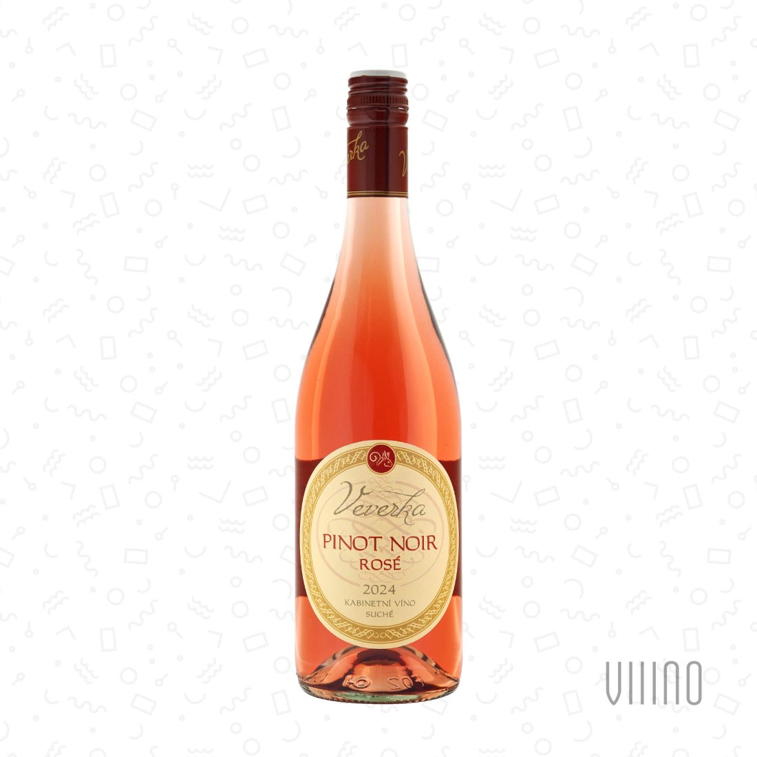 Pinot Noir Rosé ŠATRAPKY 2024 kabinetní víno LIBOR VEVERKA suché š. 06/2024