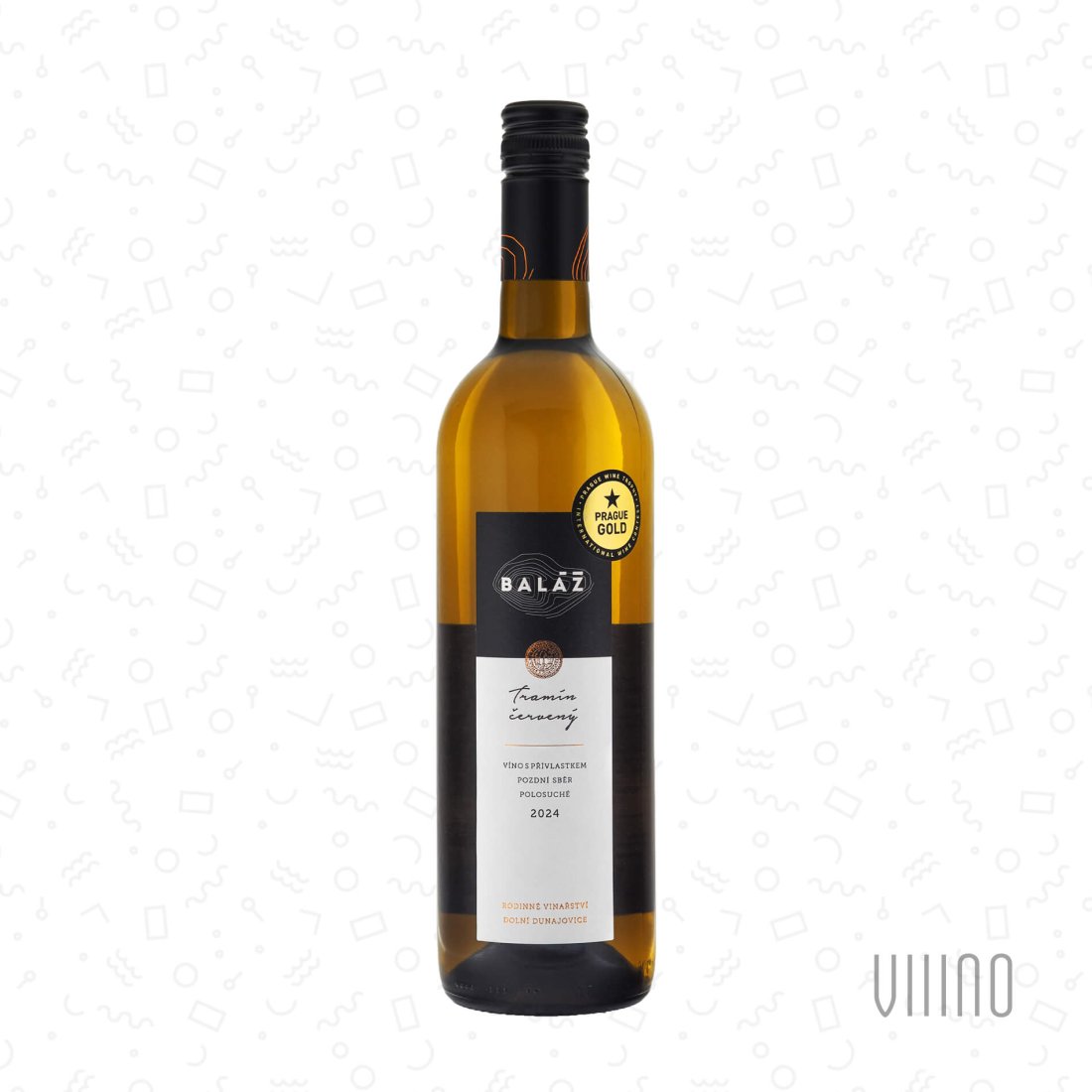 Tramín červený 2024 pozdní sběr BALÁŽ "Zimní vrch" polosuché š. 67-24