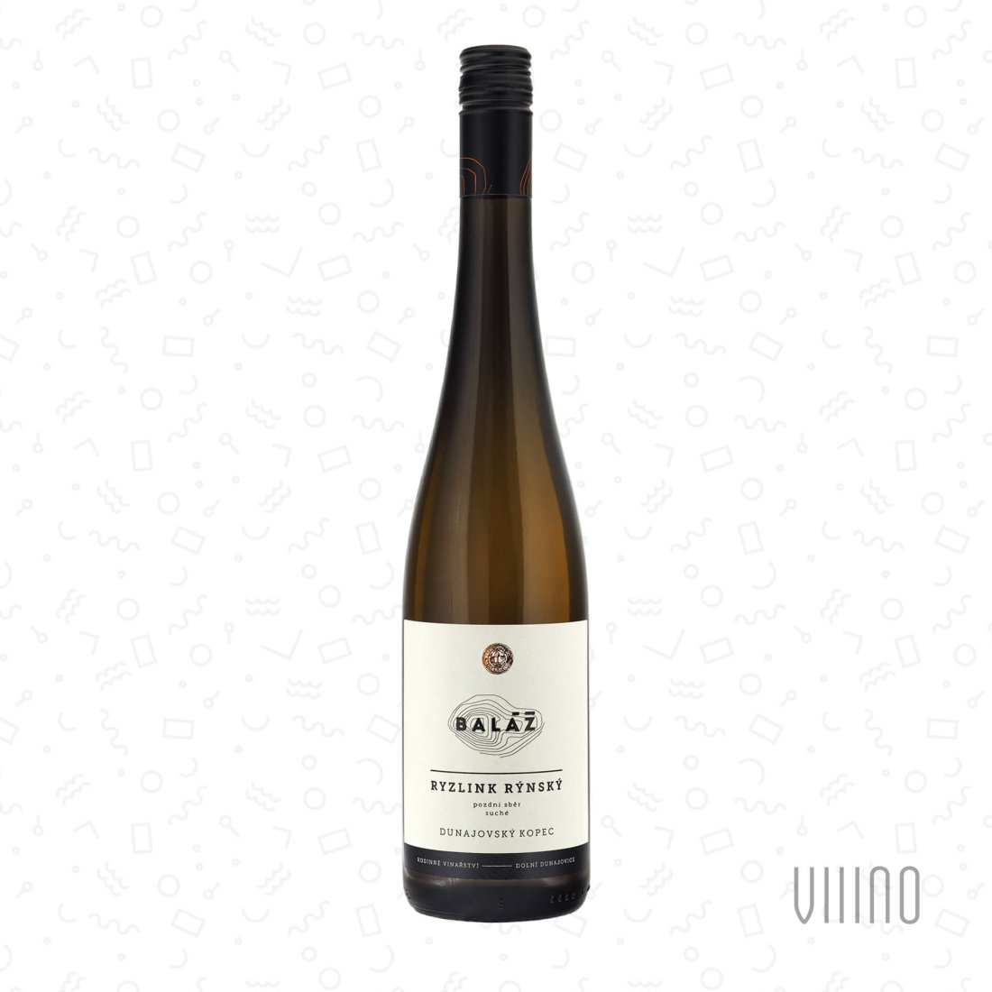 Ryzlink rýnský DUNAJOVSKÝ KOPEC 2024 pozdní sběr BALÁŽ suché š. 28-24