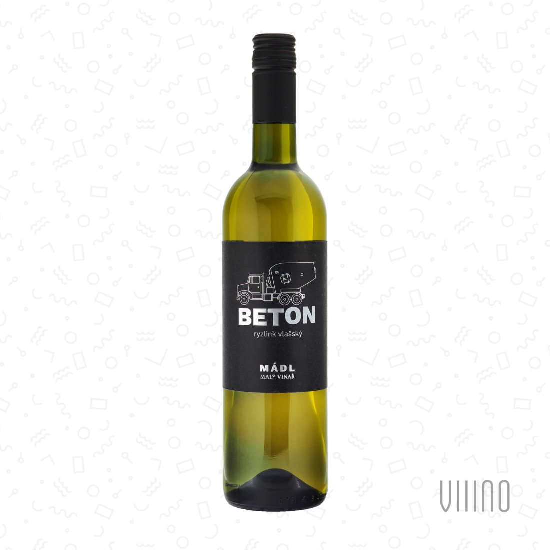 Ryzlink vlašský 2024 BETON moravské zemské víno MÁDL suché š. 2483