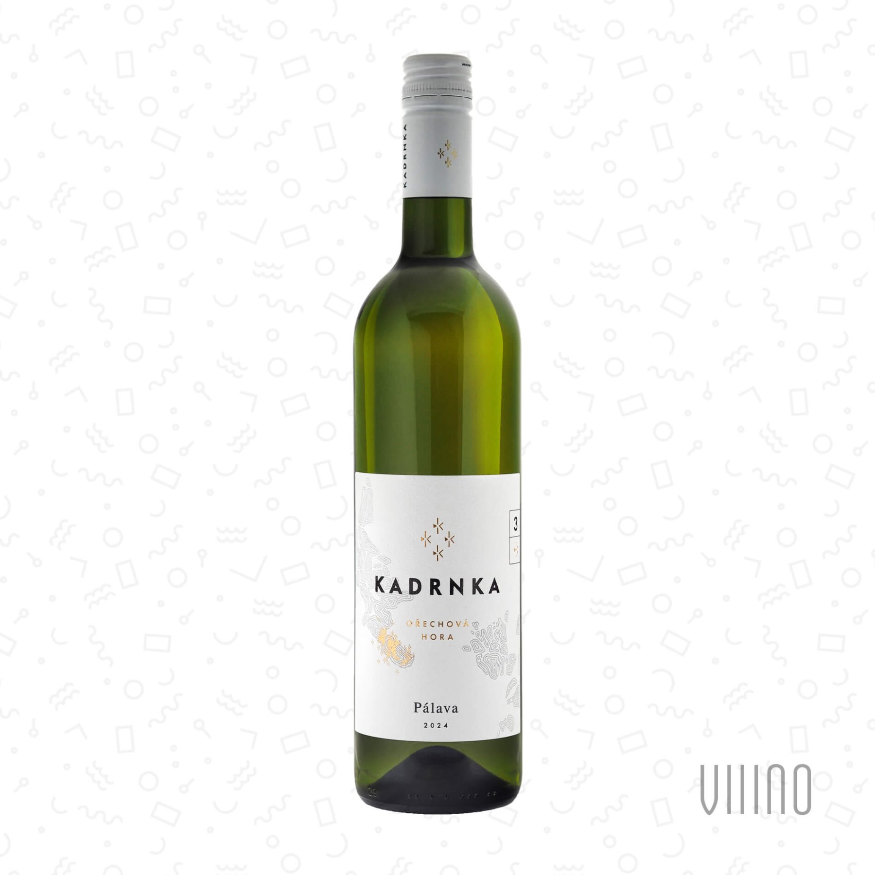 Pálava OŘECHOVÁ HORA 2024 K3 pozdní sběr VINAŘSTVÍ KADRNKA polosuché š. 04/24