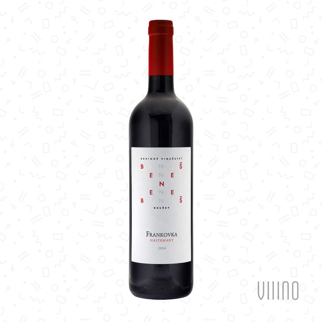 Frankovka HASTRMANY 2024 pozdní sběr BENEŠ suché š. 16/24