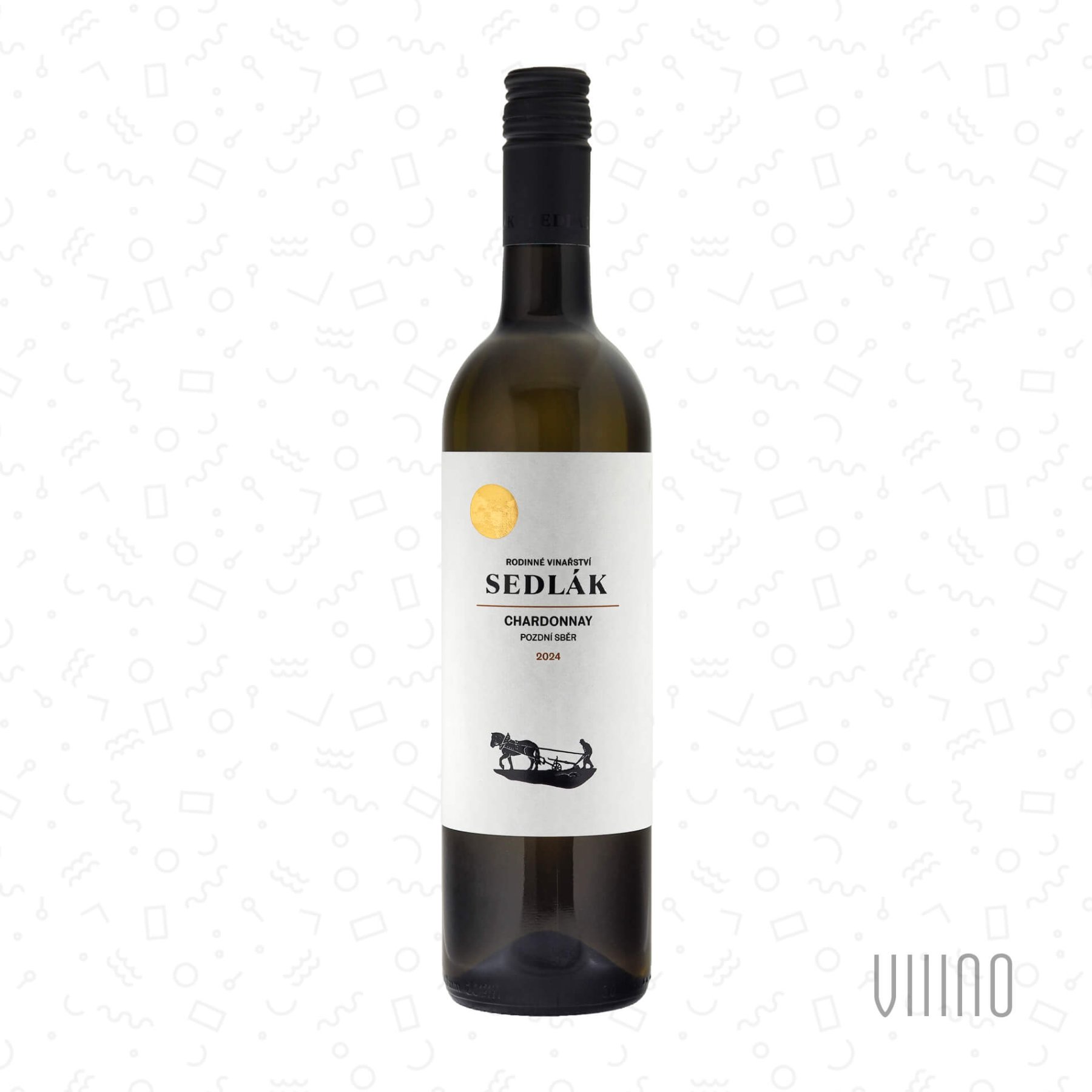 Chardonnay 2024 pozdní sběr SEDLÁK "Dlouhá hora" suché š. 107/24