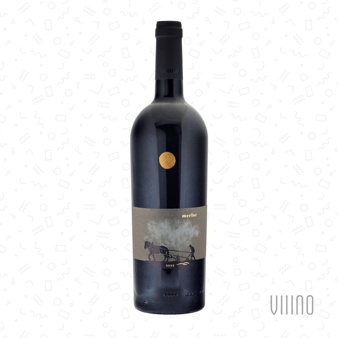 Merlot PŘEDNÍ HORA 2022 ICONE moravské zemské víno SEDLÁK suché š. 14/22