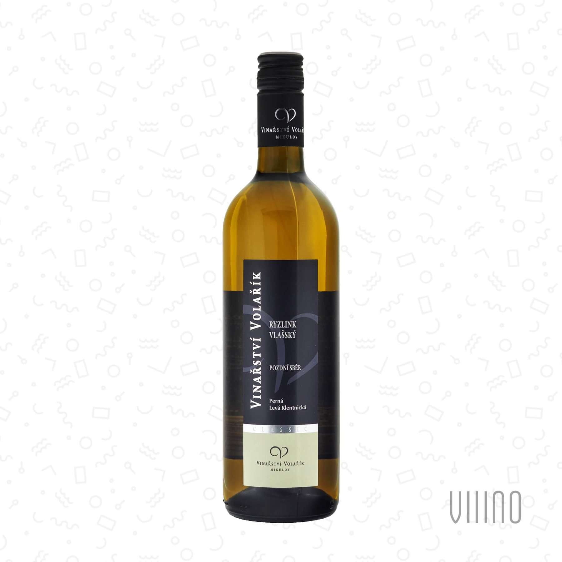 Ryzlink vlašský 2024 pozdní sběr VOLAŘÍK "Levá Klentnická" suché š. 2425