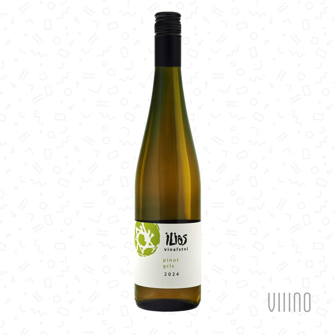 Pinot Gris II. SLUNNÝ VRCH 2024 moravské zemské víno VINAŘSTVÍ ILIAS suché š. 0224