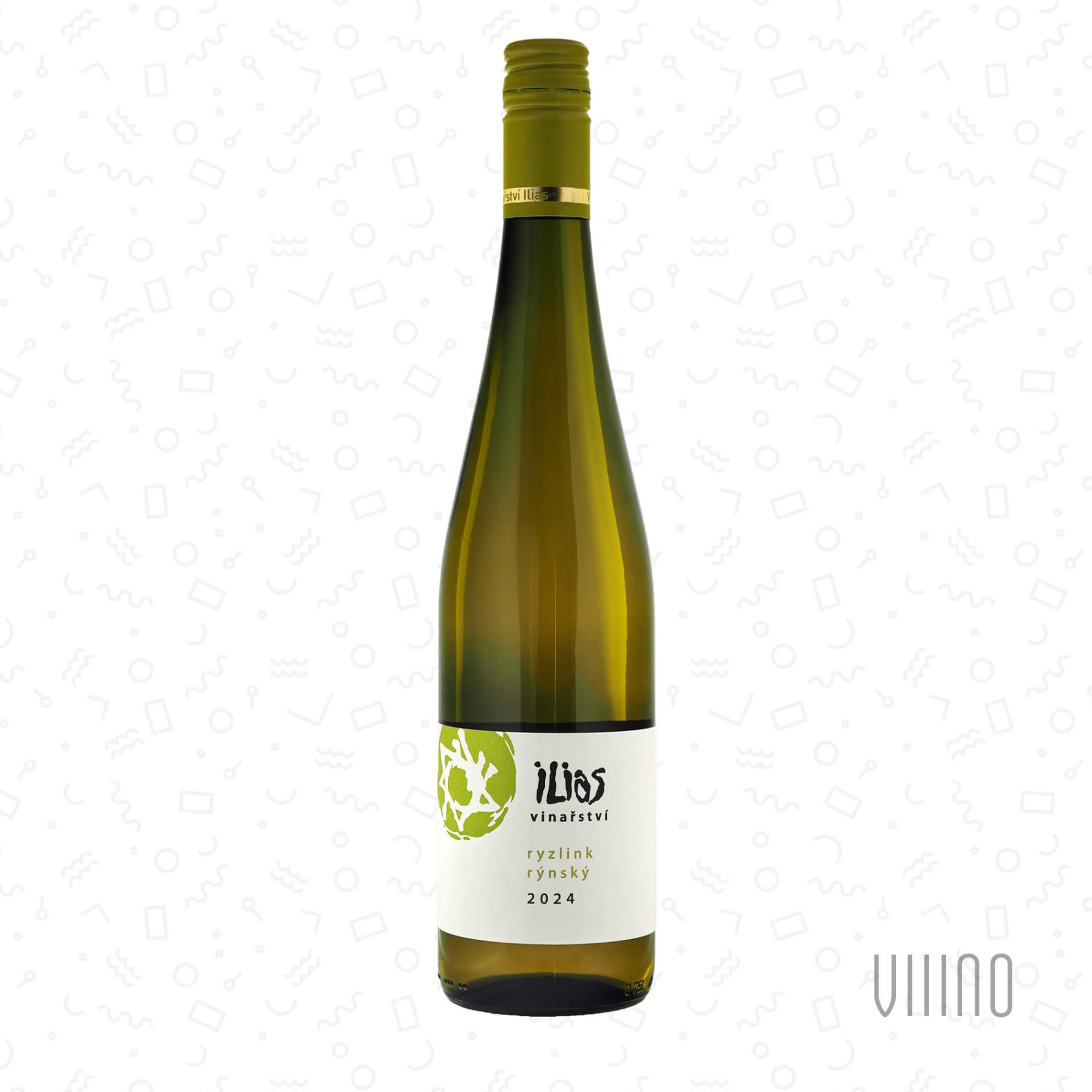 Ryzlink rýnský II. U TŘECH PANEN 2024 pozdní sběr VINAŘSTVÍ ILIAS suché š. 1124