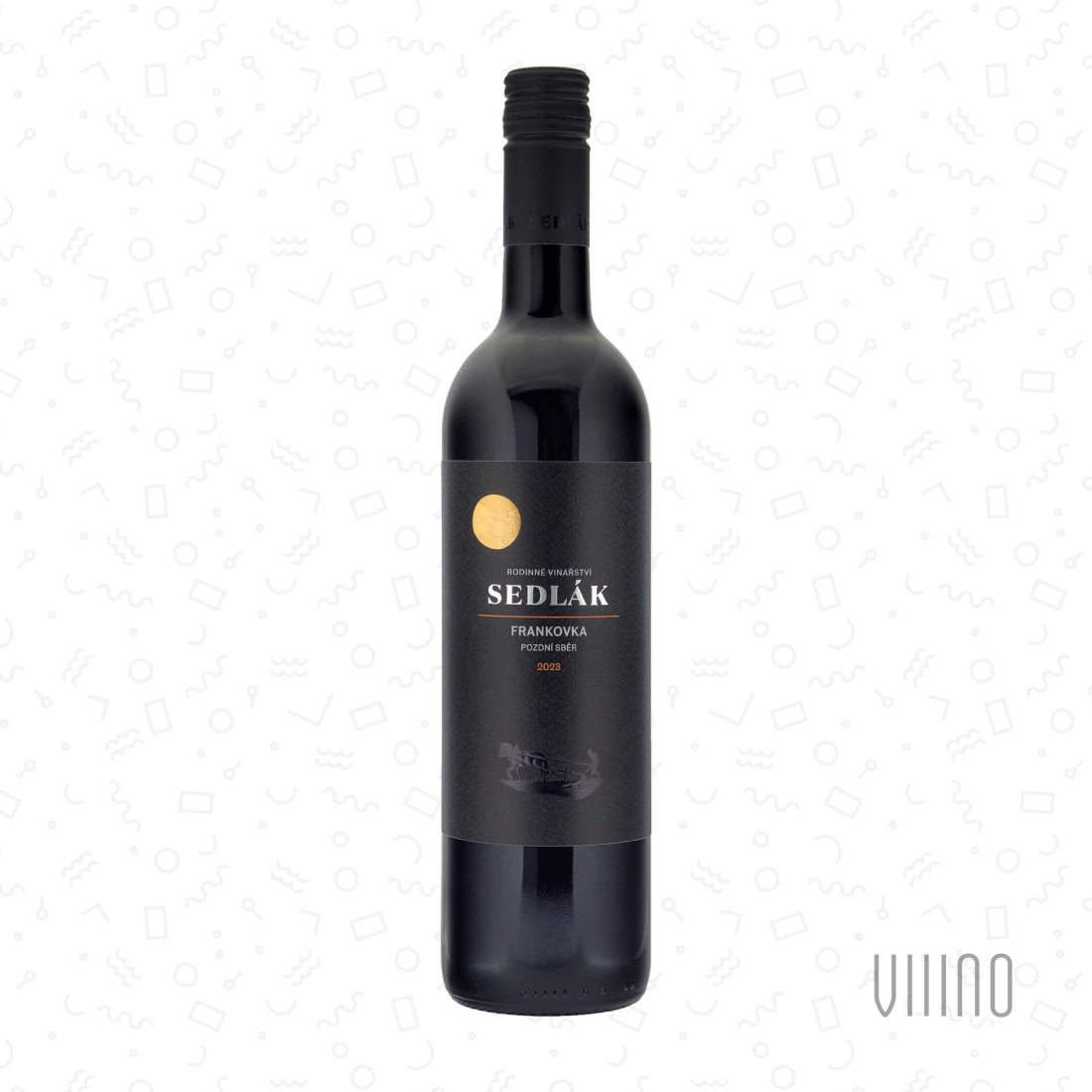 Frankovka 2023 pozdní sběr SEDLÁK "Zadní hora" suché š. 121/23