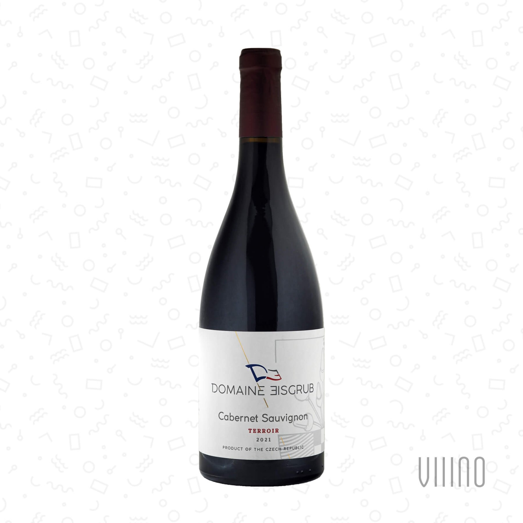 Cabernet Sauvignon NA ŠTREKÁCH 2022 moravské zemské víno EISGRUB LEDNICE suché š. T6/22