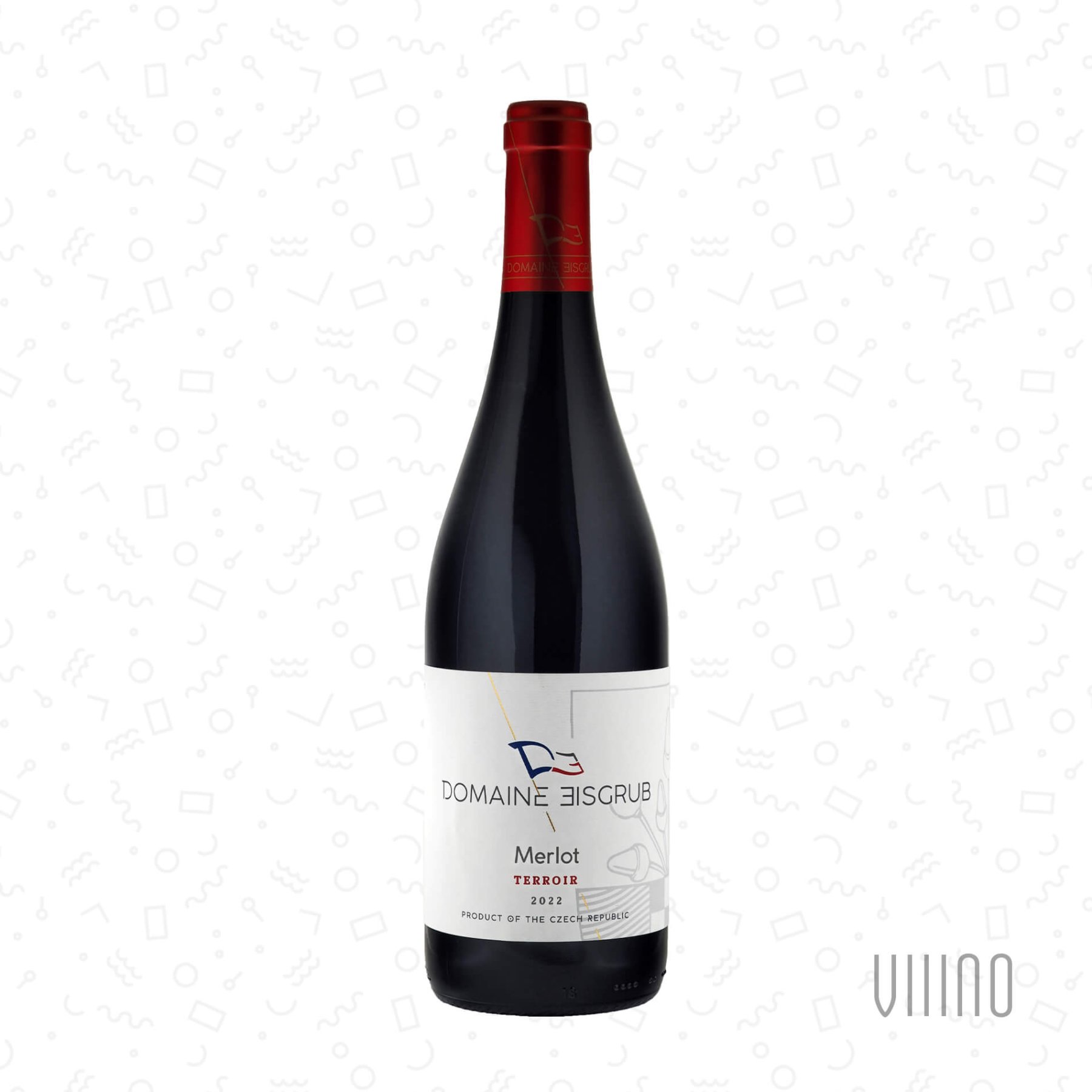 Merlot VE STARÝCH 2022 moravské zemské víno EISGRUB LEDNICE suché š. T4/22