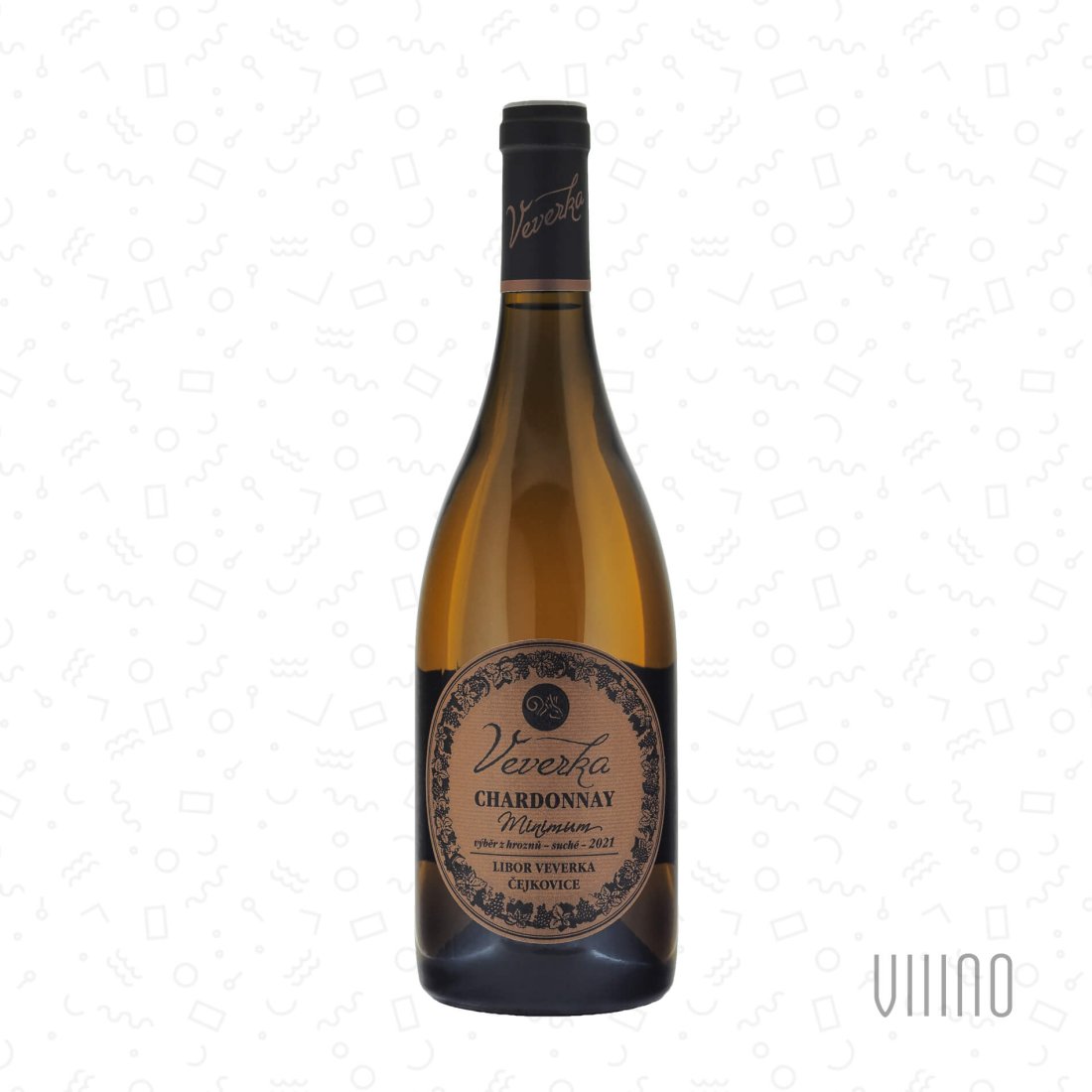 Chardonnay NOVOSÁDY 2021 MINIMUM výběr z hroznů LIBOR VEVERKA suché š. 07/2021