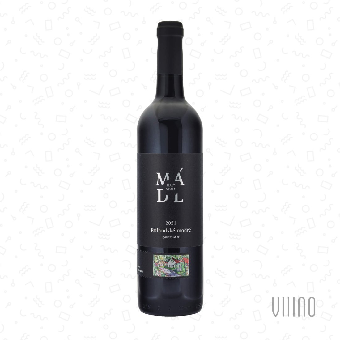 Rulandské modré 2021 pozdní sběr MÁDL suché š. 2132