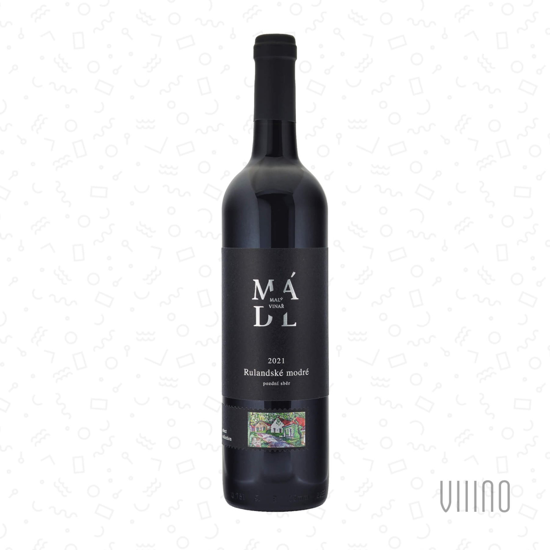 Rulandské modré 2021 pozdní sběr MÁDL suché š. 2132