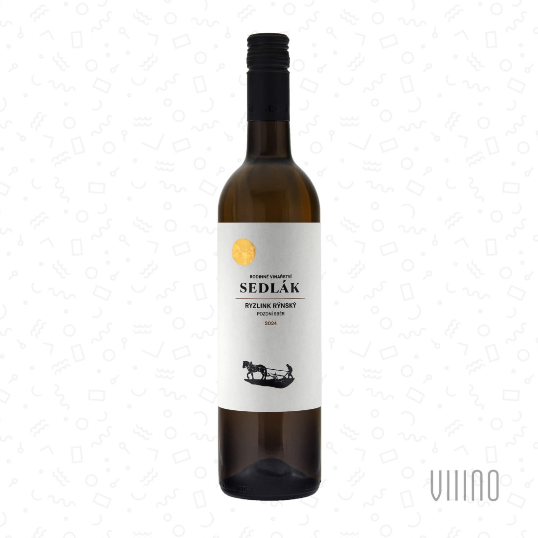 Ryzlink rýnský 2024 pozdní sběr SEDLÁK "Dlouhá hora" suché š. 106/24