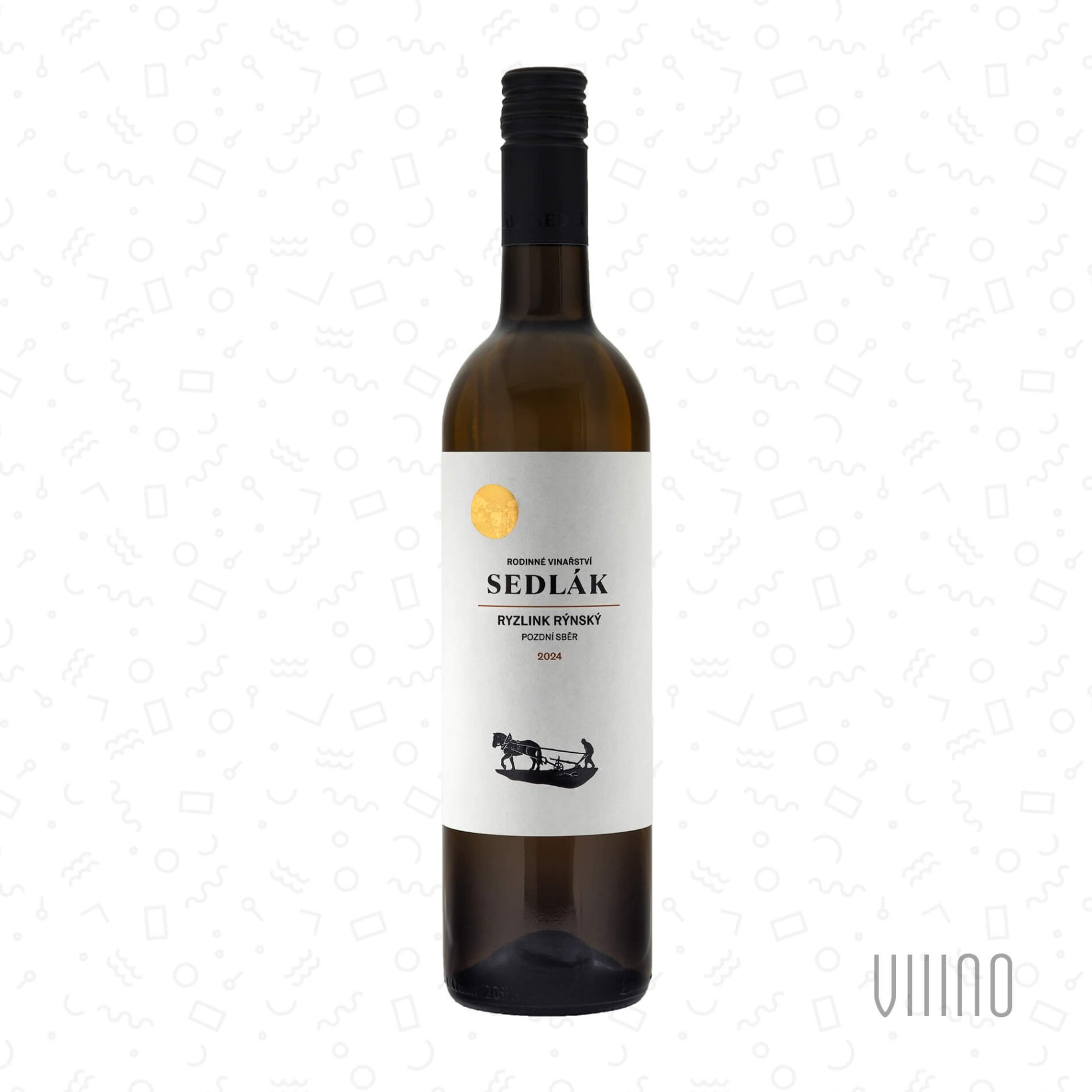 Ryzlink rýnský 2024 pozdní sběr SEDLÁK "Dlouhá hora" suché š. 106/24