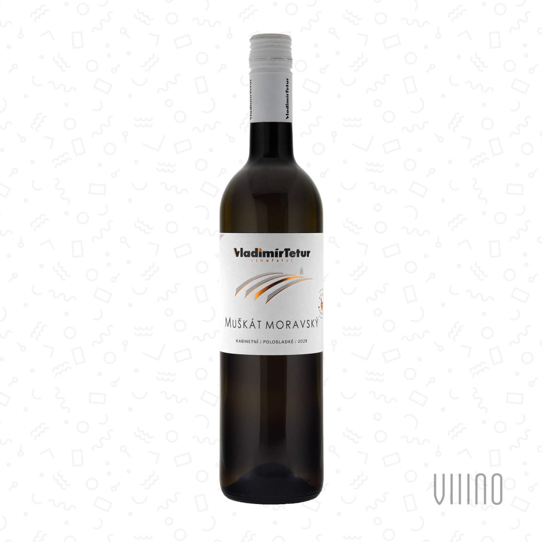 Muškát moravský 2025 kabinetní víno TETUR "Přední hora" polosladké š. 503