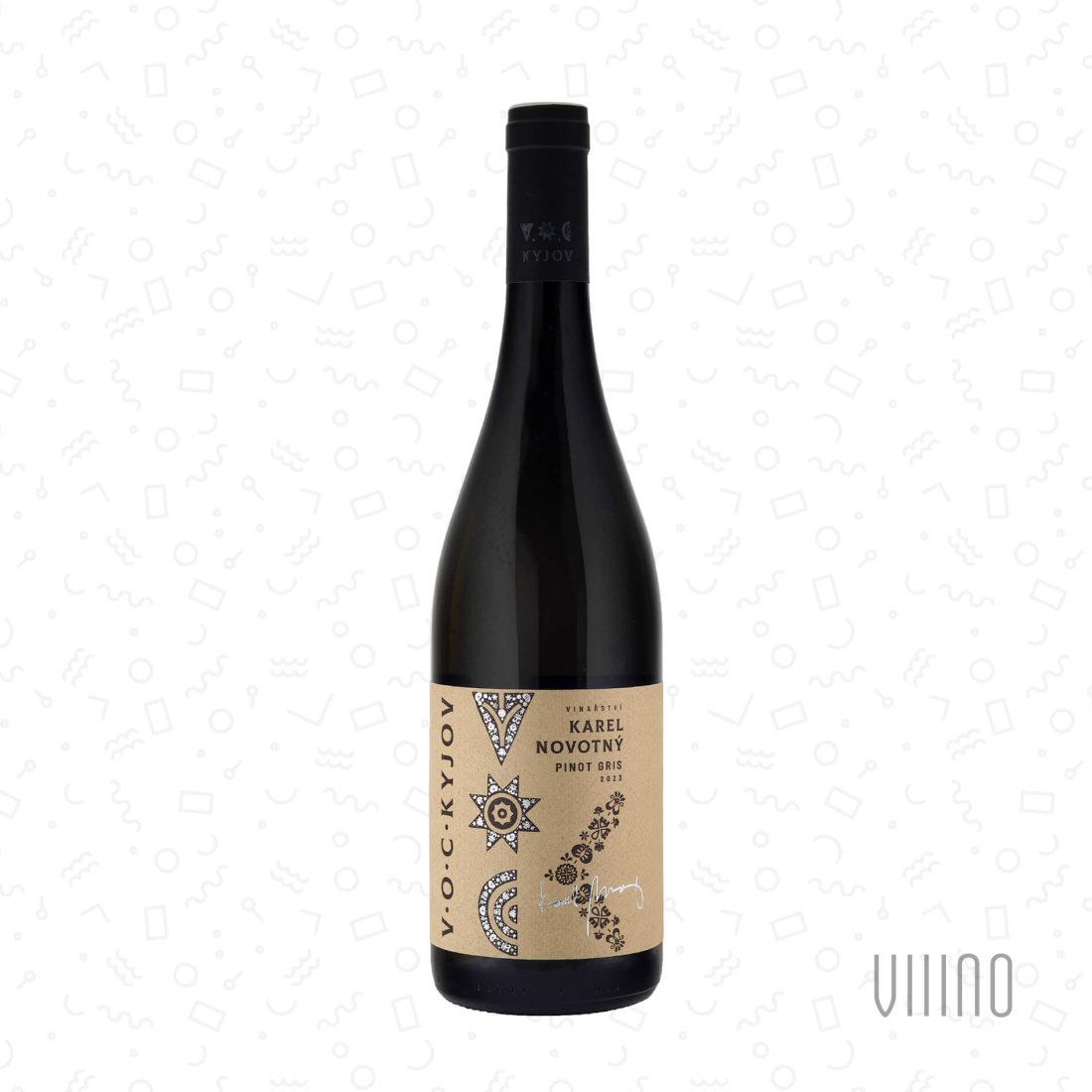 Pinot Gris KOPCE 2023 VOC Kyjov KAREL NOVOTNÝ suché š. PG-23