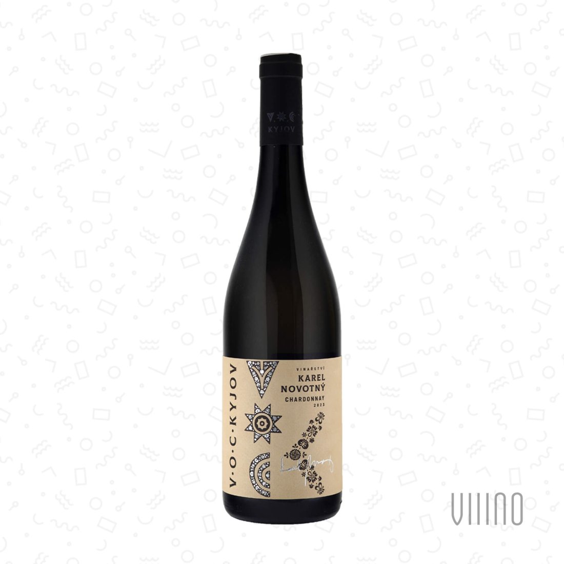 Chardonnay KOPCE 2023 VOC Kyjov KAREL NOVOTNÝ suché š. CHA-23