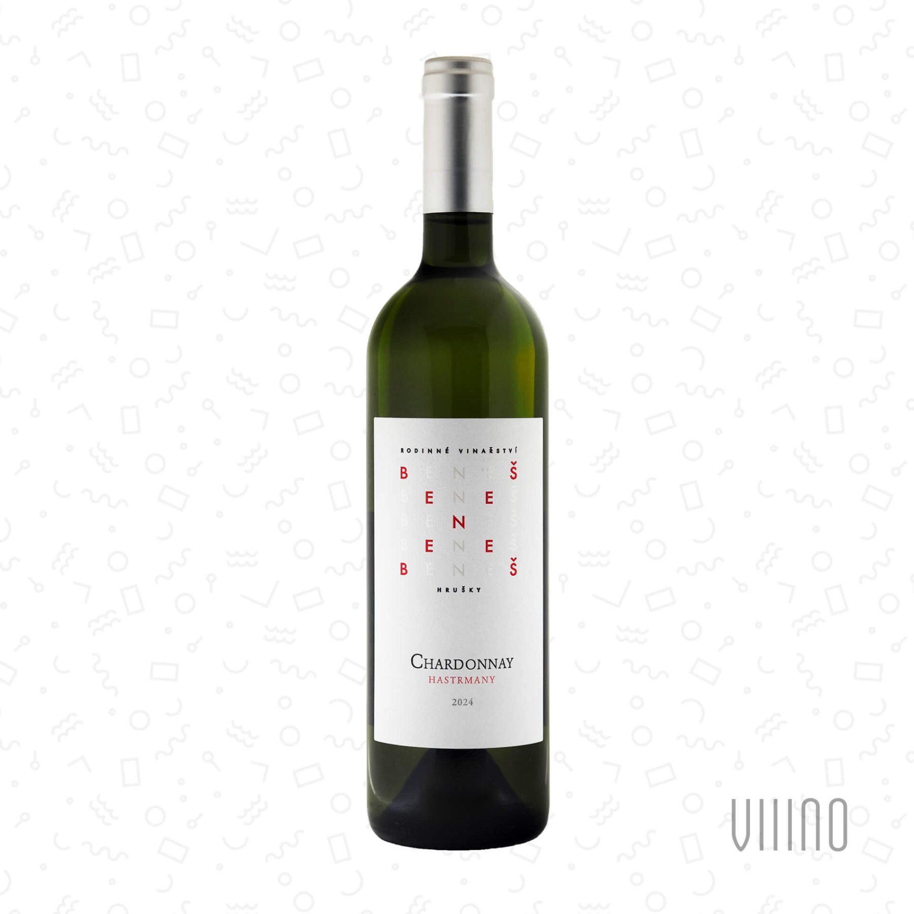 Chardonnay HASTRMANY 2024 pozdní sběr BENEŠ suché š. 9/24