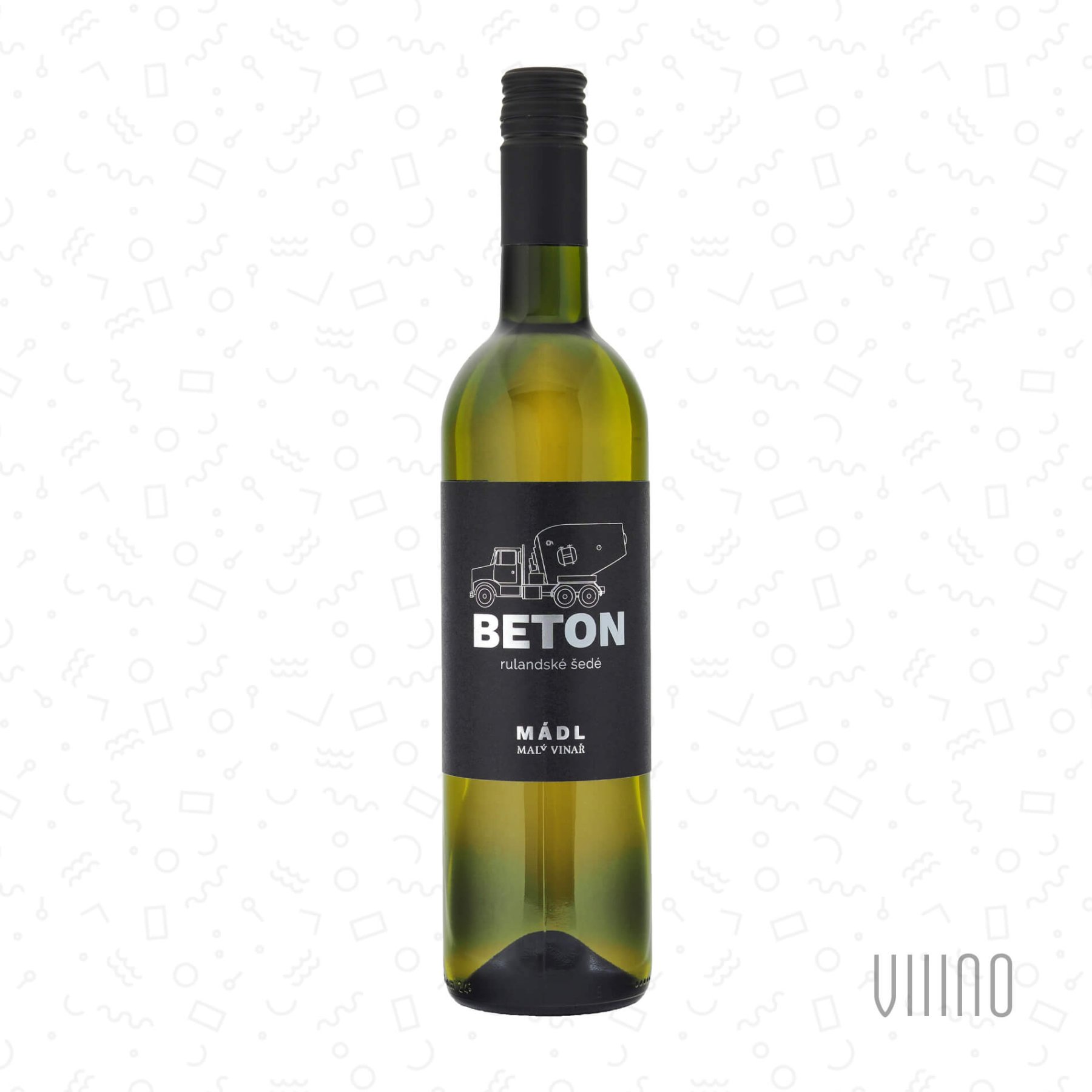 Rulandské šedé 2024 BETON moravské zemské víno MÁDL suché š. 2482