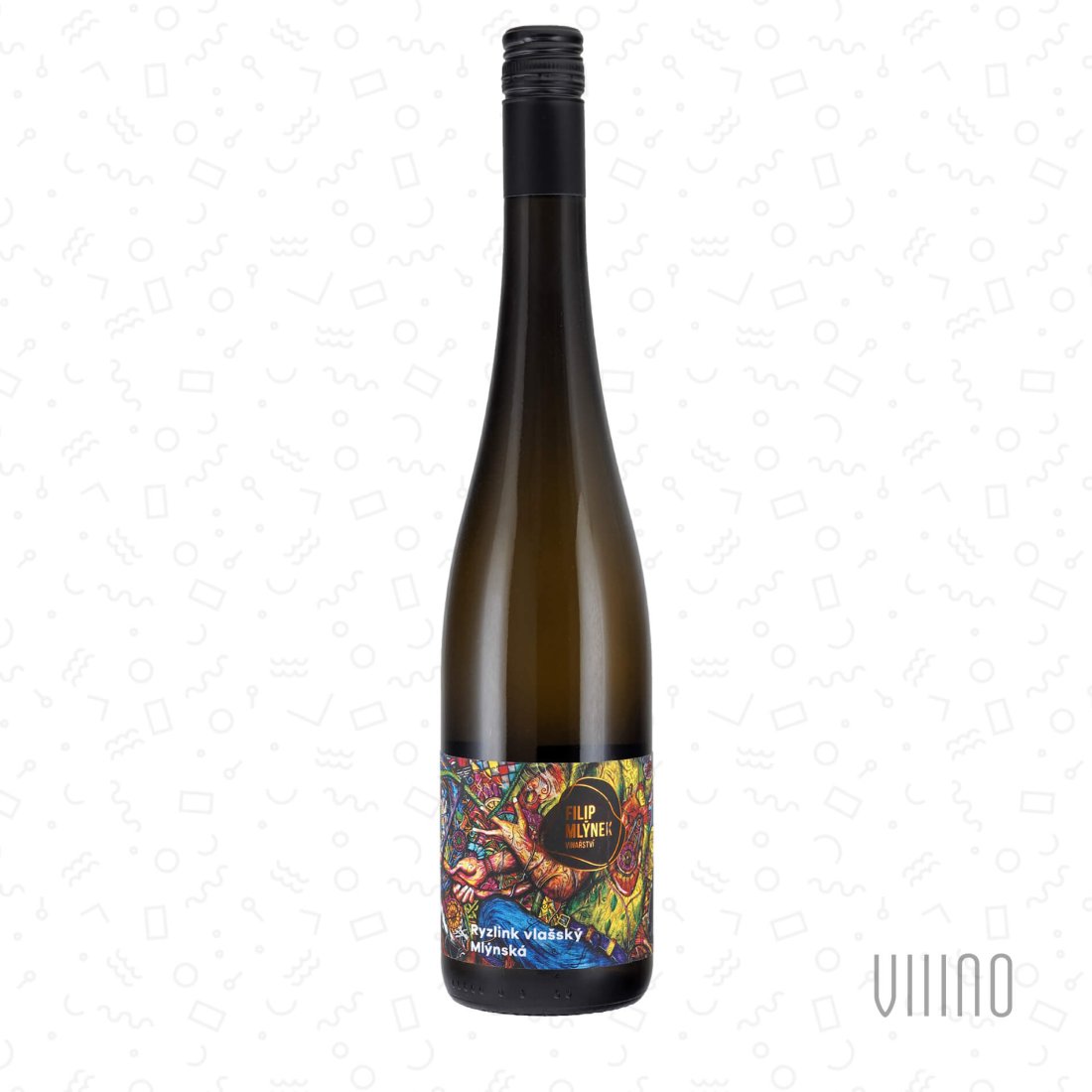 Ryzlink vlašský MLÝNSKÁ 2022 pozdní sběr FILIP MLÝNEK suché š. 35/2022