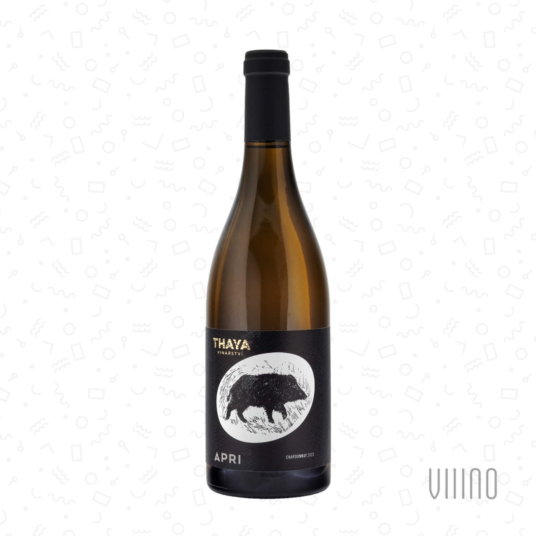 Chardonnay U CHLUPA 2023 "Apri" pozdní sběr THAYA suché š. CH/2323