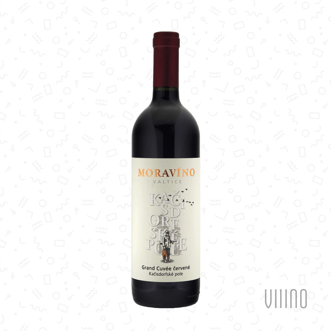 Grand Cuvée červené Cabernet Sauvignon & Frankovka 2023 pozdní sběr MORAVÍNO "Kačisdorfské pole, Hintertály" suché š. 50