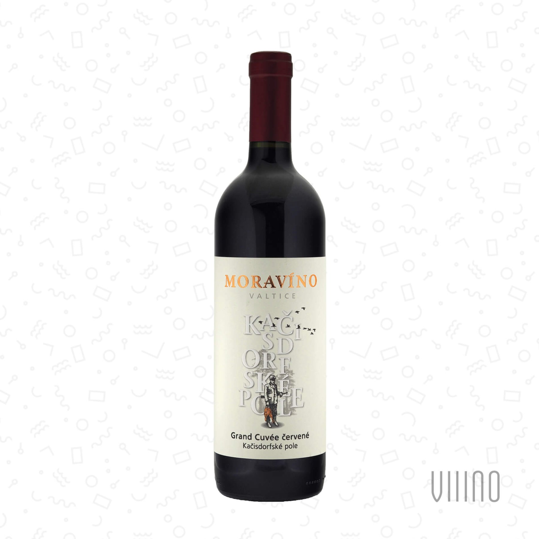 Grand Cuvée červené Cabernet Sauvignon & Frankovka 2023 pozdní sběr MORAVÍNO "Kačisdorfské pole, Hintertály" suché š. 50