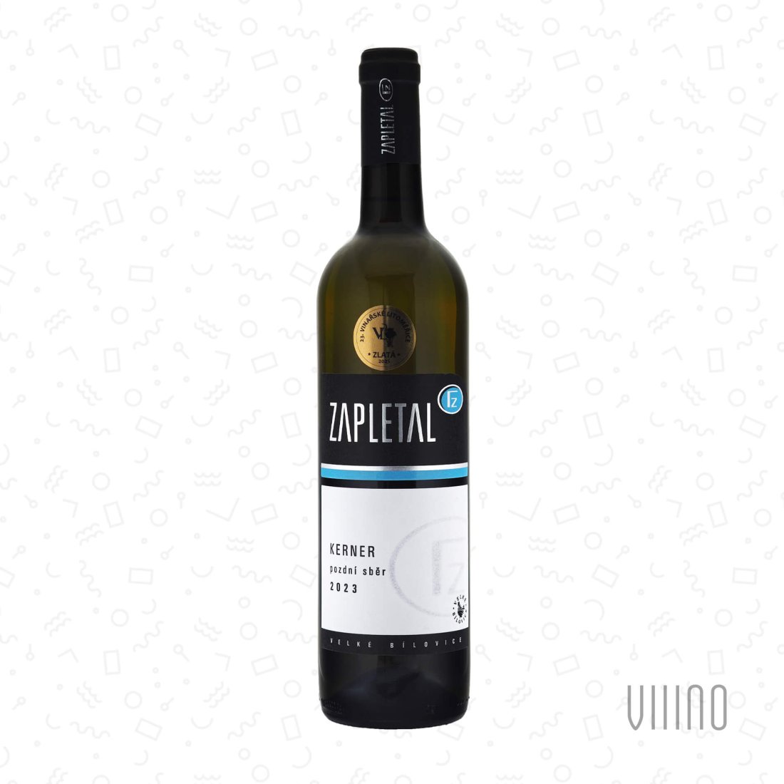 Kerner 2023 pozdní sběr ZAPLETAL "Přední hora" suché š. 2305