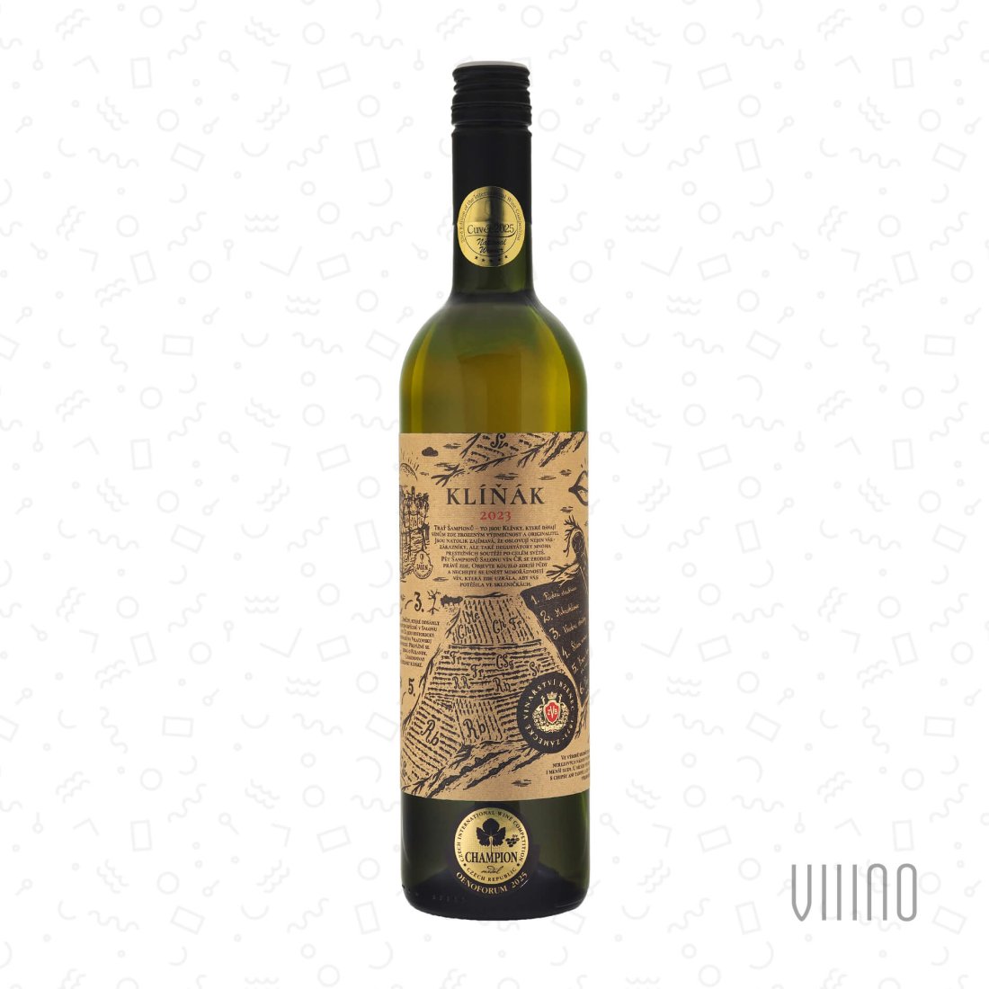 KLÍŇÁK 2023 "Terroir Moravia" moravské zemské víno ZÁMECKÉ VINAŘSTVÍ BZENEC suché š. 3198