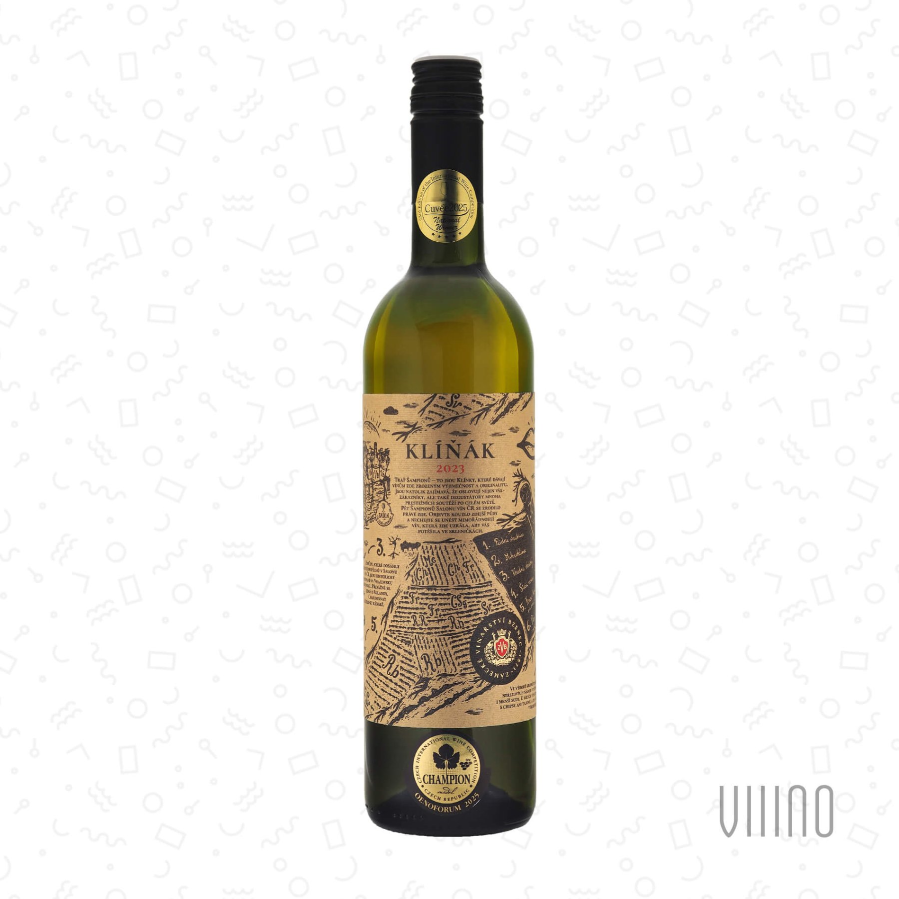 KLÍŇÁK 2023 "Terroir Moravia" moravské zemské víno ZÁMECKÉ VINAŘSTVÍ BZENEC suché š. 3198